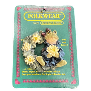 Boyds Bears FolkWear Immaculata Scrub A Dub Pin Never Done Fairy Soap - 1995